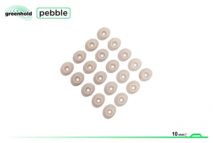 20 woody board plywood footholds with dimensioned side profile of 10mm