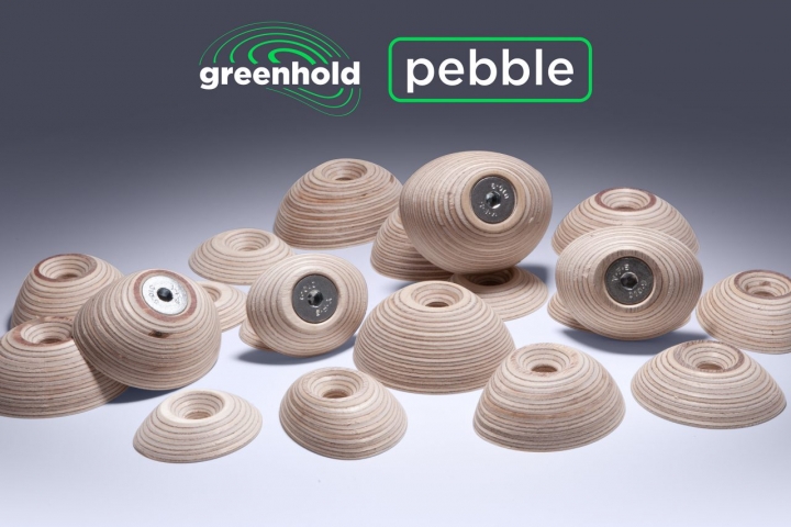 assorted bolt on woody wood footholds showing a range of sizes and countersunk M10 fixing bolts