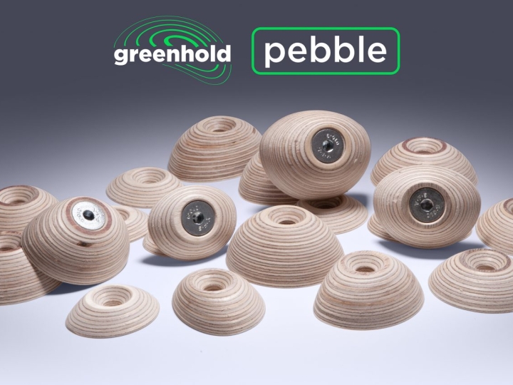 assorted bolt on woody wood footholds showing a range of sizes and countersunk M10 fixing bolts